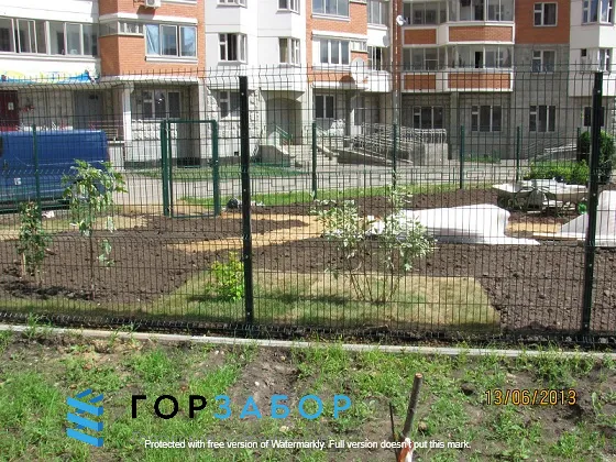 Секционное 3Д ограждение для детского сада