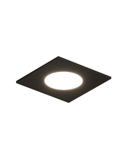 Точечный встраиваемый влагозащищенный светильник Denkirs DK3102-BK