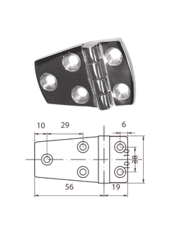 Петля асимметричная 1-1/2х3