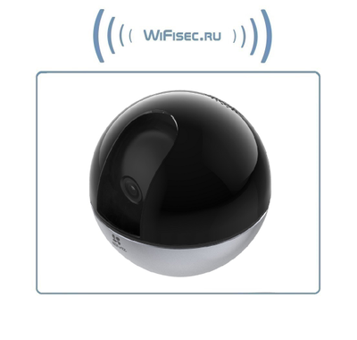 EZVIZ C6W моторизированная WiFi/LAN видеоняня с DVR. Full HD 1080p (4 Мп)