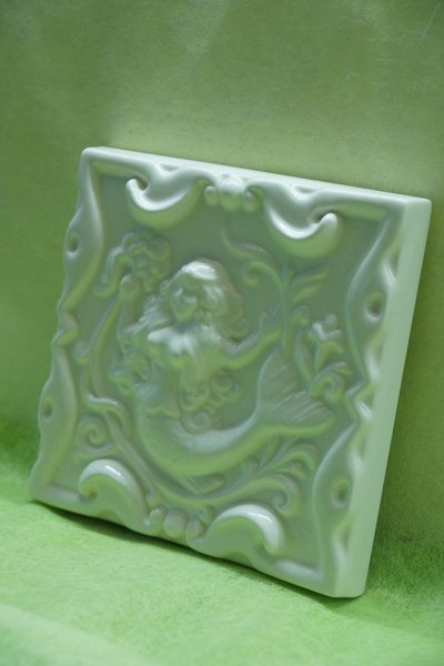 Русалка однотонная (керамическая плитка)