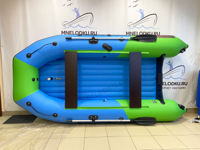 Моторная лодка Таймень NX 3600 НДНД PRO MAX синий/зеленый