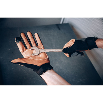 Защитные антивибрационные кожаные перчатки Omega - JAV06