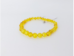 Браслет из лимонного янтаря