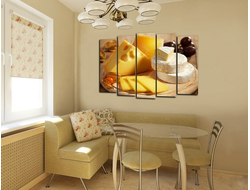 Модульная картина "Элитные сыры"