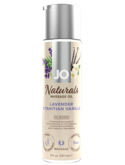 40126 Массажное масло JO - Lavender & Vanilla/Лаванда и ваниль 120 mL