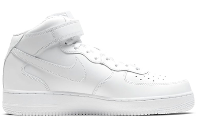 Кроссовки Nike Air Force 1 Mid 07 White вид сбоку