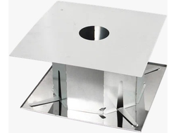 Проходной узел разборный -200-оц 0,5-500х500 утепленный минеритом