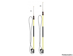 Насадка телескопическая высокого давл.,  дл. 198см - 549см; вход 3/8"г - выход 22х1,5"г +  (090500)