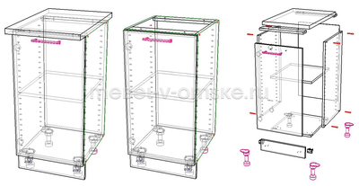 Стол кухонный Аляска Н-45 (450)