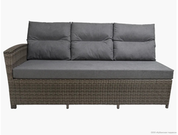 Модульная секция Крит трехместная из ротанга