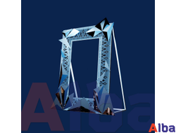 Световая фотозона Селфи-рамка с кристаллами