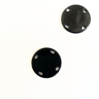Кнопка пришивная магнитная темный никель