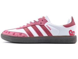 Adidas Samba Comme Des Garcons White Pink