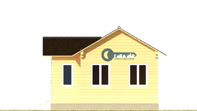 Б-06 ГАБАРИТНЫЕ РАЗМЕРЫ: (5,5Х6М) 1 ЭТАЖ, ОБЩАЯ ПЛОЩАДЬ: 27М²