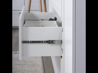 Сириус Тумба 2 двери и 3 ящика 1560х946х412 белый