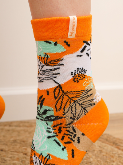 НОСКИ ПРИЯТНО "РЫЖИЕ ЛИСТЬЯ"