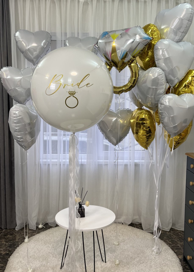 Набор шаров Белый блеск