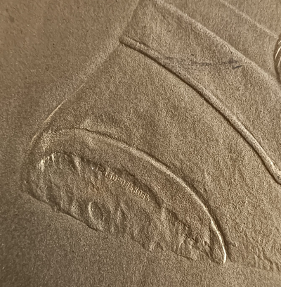 "Салтыков-Щедрин М.Е." тисненая гравюра А. Корольков / Т. Киббель 1900-е годы