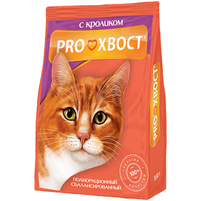 Корм Прохвост для взрослых кошек с кроликом 0,800 кг
