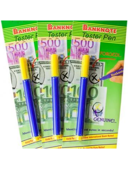 МАРКЕР ДЛЯ ПРОВЕРКИ БАНКНОТ BANKNOTE TESTER PEN оптом