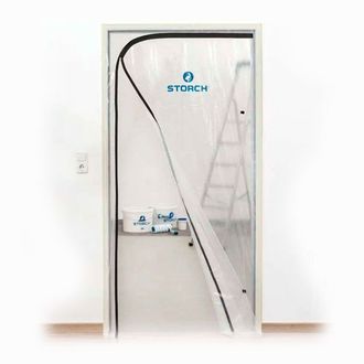 STORCH Folientür mit Reißverschluss L-Form Плёночная дверь с L-образным фрикционным замком, 220см х 110см арт. 499150
