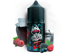 HUSKY PREMIUM SALT (STRONG) 30ml - ANIMAL JAM (ЛЕСНЫЕ ЯГОДЫ, МАЛИНОВЫЙ ДЖЕМ, ЛЕД)