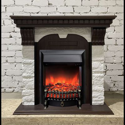 Электрокамин Дублин AO M2 с очагом Fobos