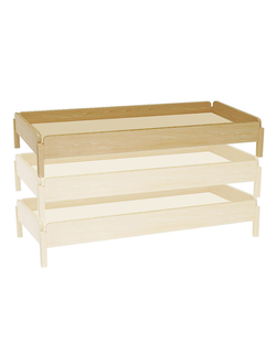 КРОВАТЬ ДЕТСКАЯ 93 (МАССИВ) ШТАБЕЛИРУЕМАЯ