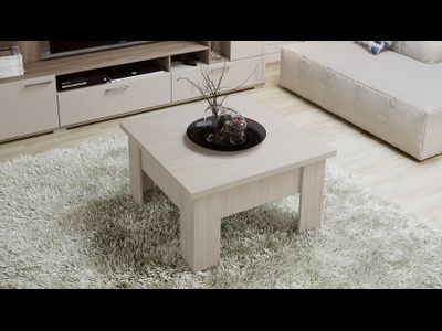 Стол Трансформер 796*432*796 (1596) мм ясень белый