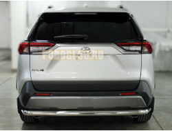 Защита заднего бампера полноразмерная d60 для Toyota RAV4 (2019-...)