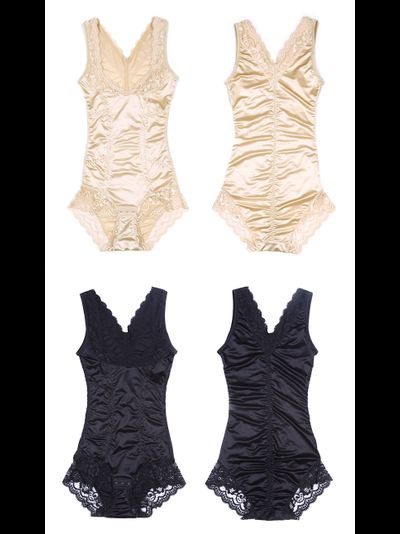 КОРРЕКТИРУЮЩЕЕ БОДИ С НЕЖНЫМ КРУЖЕВОМ