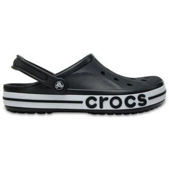 CROCS BAYABAND CLOG ЧЕРНЫЕ С БЕЛЫМ