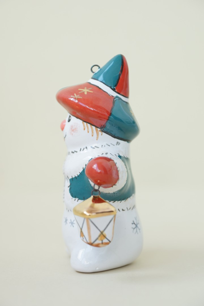 Снеговик с фонариком