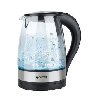 Чайник электрический VITEK VT-7008, 2200Вт, черный