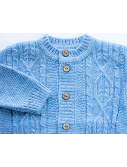 Комбинезон "Аран" голубой