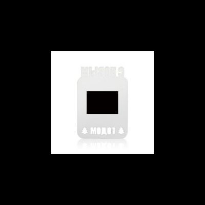 Магнит металлический «С Новым Годом!» 65х93х8 мм. Сублимация.