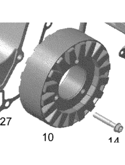 Статор оригинал BRP 420684852/420684853 для BRP LYNX/Ski-Doo ROTAX V800