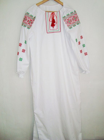 Платье-рубаха с орнаментом - Спарыш