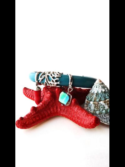 Браслет кожаный AQUA  Collection