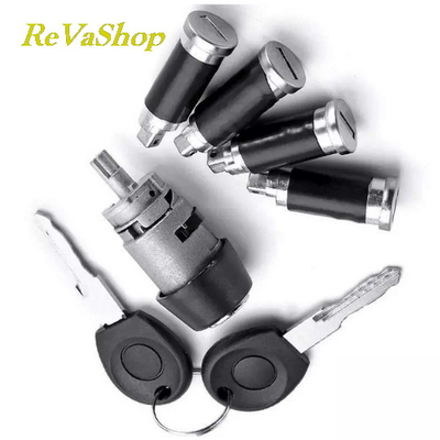 Фиксатор цилиндр личинка сердцевина замка левой правой двери автомобильной двери для VW TRANSPORTER