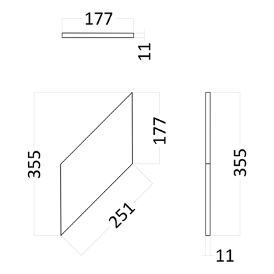 Гипсовая панель KOLOS 1 артикул E-0164
