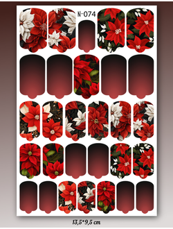 Пленка для маникюра Осень/Зима N-074