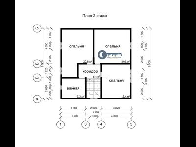 ДЖ-01 ГАБАРИТНЫЕ РАЗМЕРЫ: (10Х7,5М) 1,5 ЭТАЖА, ОБЩАЯ ПЛОЩАДЬ: 191М² (модификация 1)