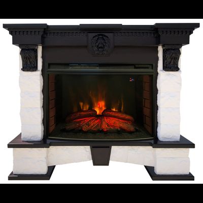 Электрокамин Ричард BL с очагом FireSpace 33