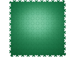 Продажа модульной плитки ПВХ для пола Coin Green в Иркутске