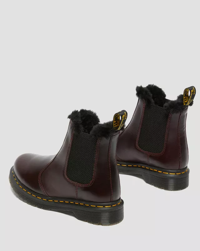 Dr Martens LEONORE бордовые женские зимние