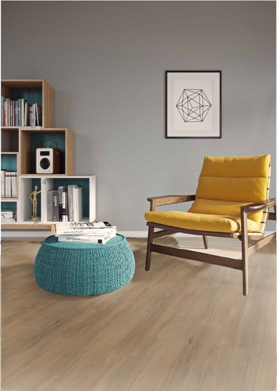 Ламинат Wineo Дуб Дикий Темно-Коричневый LA187MV4 в интерьере