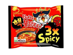 Лапша BINGOONE Buldak "Острая курица Ramen" 3x Spicy 140гр