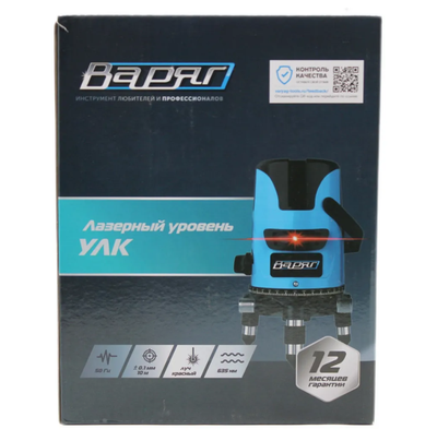 Лазерный уровень 360 градусов ТМ Варяг УЛК-5 (красный луч)